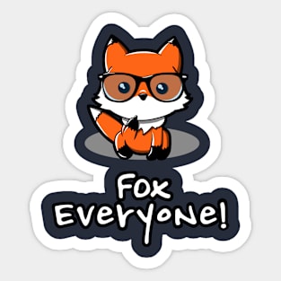 Fox Everyone! Sticker